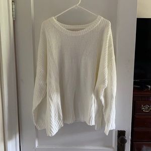 Brand new EVRI white sweater from Kohls-4x